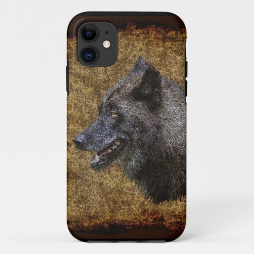 Grey Wolf Head Wildlife Art iPhone 5 Case