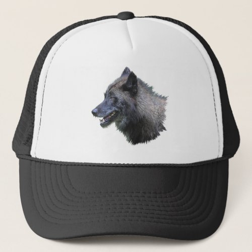 Grey Wolf Head Wildlife_lovers Hat