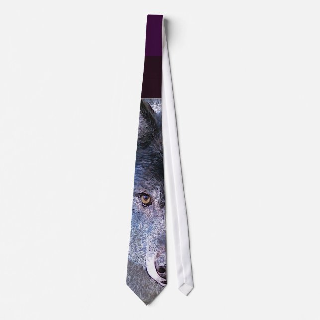 GREY WOLF II Collection Neck Tie (Front)