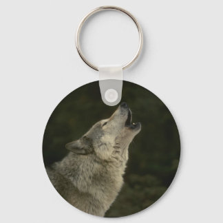 Grey Wolf Keychain