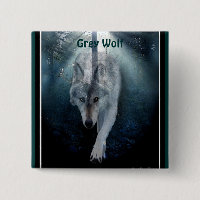 Grey Wolf & Misty Trees Wildlife-lover