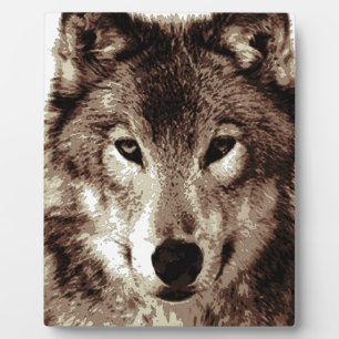 Grey Wolf Plaque