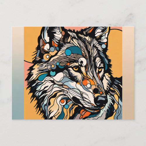 Grey Wolf Postcard