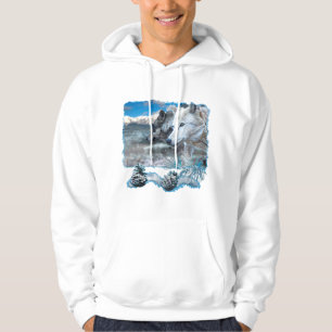 Grey Wolf "SENTINEL WOLVES" Hoodie