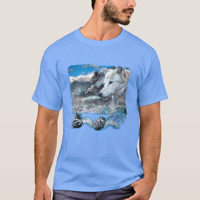 Grey Wolf "SENTINEL WOLVES" T-Shirt (Front)