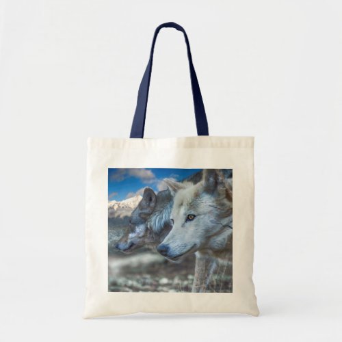 Grey Wolf SENTINEL WOLVES Tote Bag