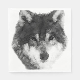 Grey Wolf stylish Napkins