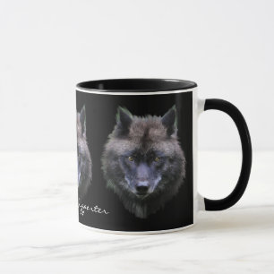 GREY WOLF SUPPORTER Wildlife Gift Mug