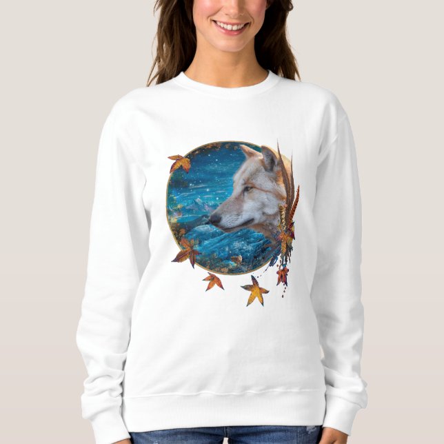 Grey Wolf  "THE GREAT WINTER QUEST" Sweatshirt (Front)