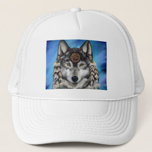 Grey Wolf Trucker Hat