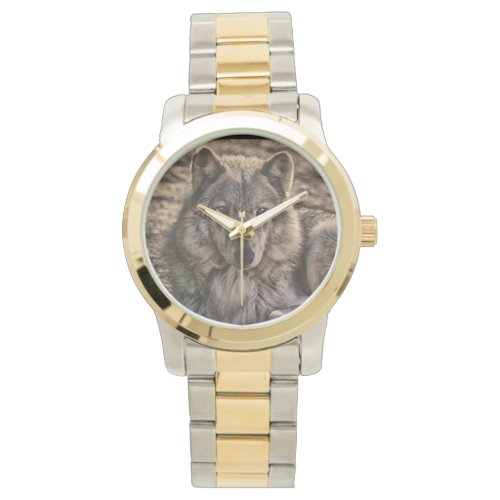 Grey Wolf Wildlife Design Watch