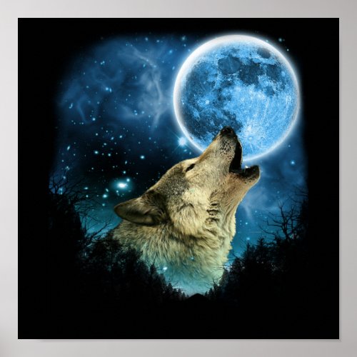 Grey Wolfs Skylight 2 Poster