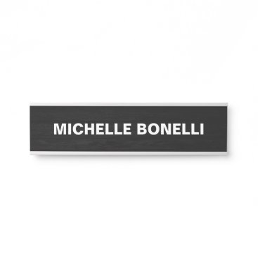 Grey Wood Design Plain Legible Bold Text Door Sign Grey Wood Design Plain Legible Bold Text Door Sign