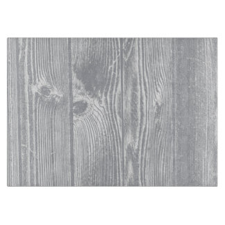 Grey Wood Glass Cutting Board