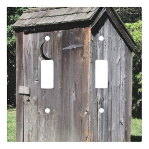 GREY WOODS OUTHOUSE WALLL SWITCH #3 LIGHT SWITCH COVER