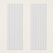 Grey Yarn Chevrons Knit Pattern Style (Front & Back)