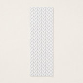 Grey Yarn Chevrons Knit Pattern Style (Back)