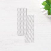 Grey Yarn Chevrons Knit Pattern Style (Desk)