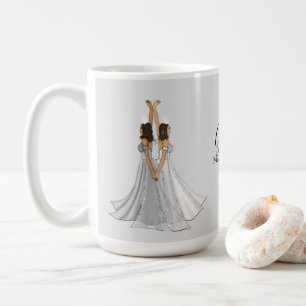 Grey Zodiac Goddess Gemini Custom Coffee Mug