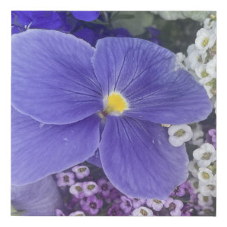 greyforaday Blue Floral Print