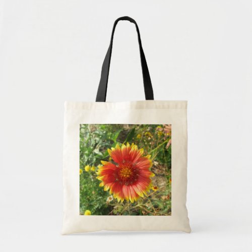 greyforaday Red Floral Tote Bag