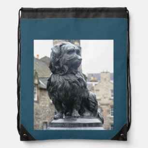 Greyfriars Bobby Statue Drawstring Backpack
