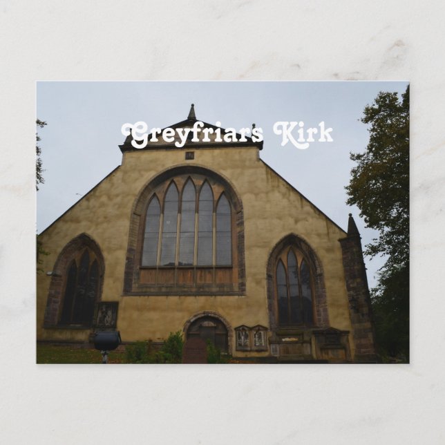 Greyfriars Kirk Postcard (Front)
