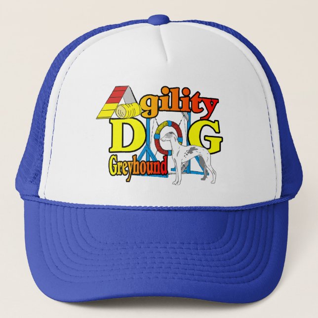 Greyhound_Agility Trucker Hat (Front)
