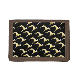 GREYHOUND BLING TRI-FOLD WALLET