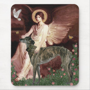 Greyhound (br) - Seated Angel Mouse Pad