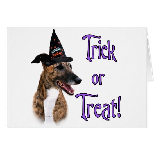 Greyhound (brindle) Trick Cards (Front Horizontal)