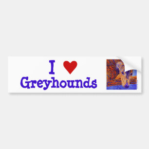 Greyhound Bumper Sticker