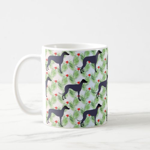 Greyhound Christmas Coffee Mug