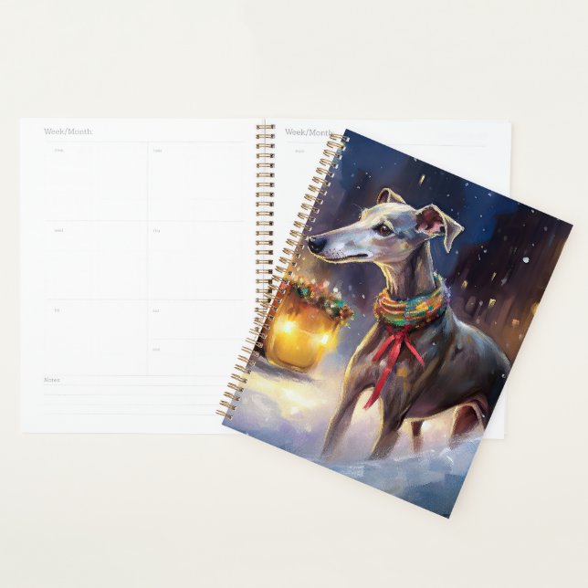 Greyhound Christmas Festive Season  Planner (Display)