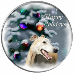 Greyhound Christmas Gifts Ornament