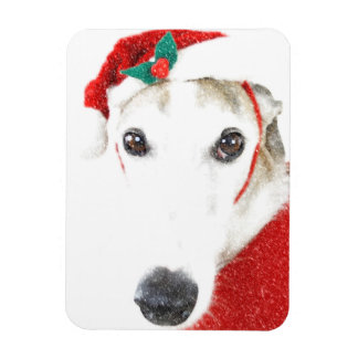 Greyhound Christmas Magnet - For Charity