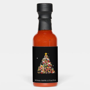 Greyhound Christmas Tree Lights Funny Dog Xmas Gif Hot Sauces