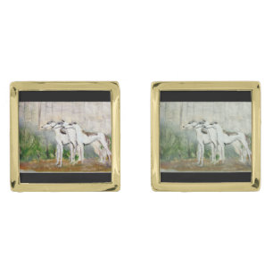 Greyhound cufflinks