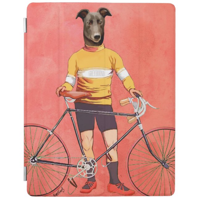 Greyhound Cyclist 2 iPad Air Cover (Front)