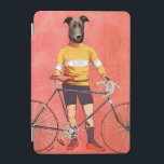 Greyhound Cyclist 2 iPad Mini Cover<br><div class="desc">Transportation & Travel</div>
