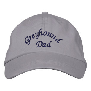 Greyhound Dad Cute Embroidered Baseball Cap