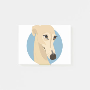 Greyhound Design Post-it Notes
