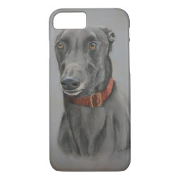 Greyhound Dog Art Phone Case