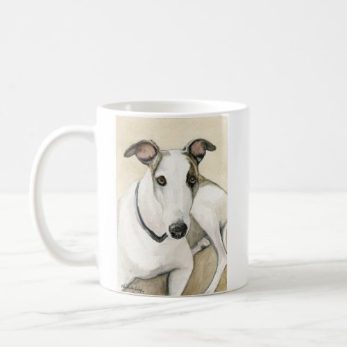 Greyhound Dog Art Reproduction Mug