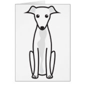Greyhound Dog Cartoon (Front)