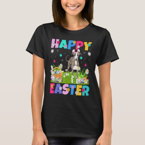 Greyhound Dog Happy Easter Bunny Greyhound Easter  T_Shirt