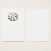 Greyhound Dog Head Retro (Front & Back)