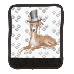 Greyhound Dog Luggage Handle Wrap