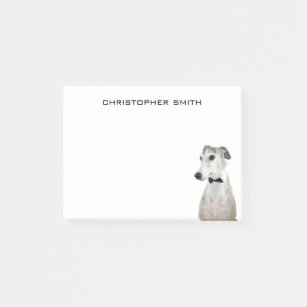 Greyhound Dog Post-it Notes