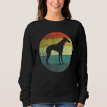 Greyhound Dog Retro Style Sweatshirt